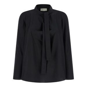 Lemaire Black Cotton Women's Blouse